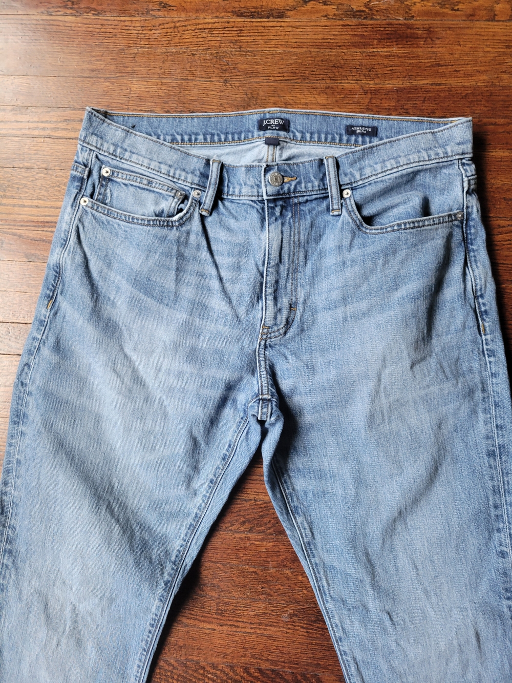 J. Crew Men's Jeans size 36/36 Slim Flex Blue Denim Medium Wash Casual - Picture 5 of 17